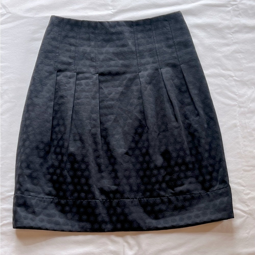 🚨CLEARANCE🚨Y2K Anthropologie Elevenses Circle Print Skirt Black Size 4
